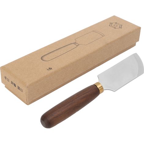 Lederhobelmesser Mit Holzgriff Für Bastelarbeiten Und Lederverarbeitung