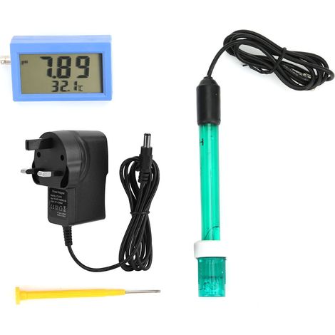 Mini-wasserqualitätstester Für Ph-wert Und Temperatur In Schwimmbädern Und Aquakulturen (uk-stecker 220 V)