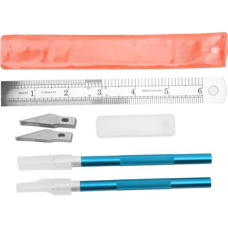 Exacto-messer-set Zum Schneiden Und Schnitzen, 20 Klingen, Diy-bastelwerkzeug, Ideal Für Bastelarbeiten Und Kreative Hobbys.