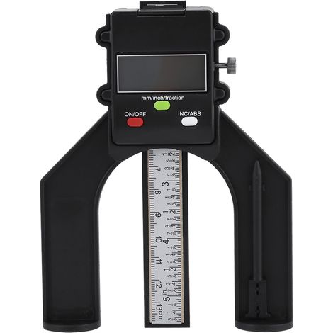 Digitaler Tiefenmesser 0-80 Mm Mit Inc/abs-anzeige, Selbsttragende Magnetfüße Für Präzise Messungen