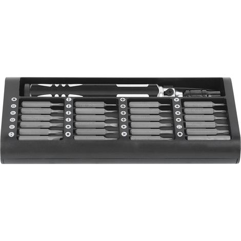 25-teiliges Magnetisches Schraubendreher-bit-set Für Präzise Reparaturen Mit Aufbewahrungsbox