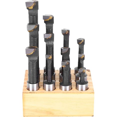 12-teiliger Cnc-fräsmaschinen-werkzeugsatz Typ F1 5/8 Zoll, Zubehör Aus Hochgeschwindigkeitsstahl