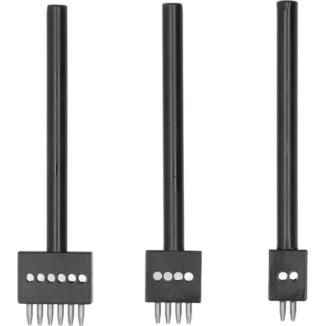 Set Mit 3 Mehrspitzigen Lederlochern - Verschiedene Größen, Hohe Härte Und Rostbeständig - Ideal Für Gürtel Und Diy-projekte (5 Mm)