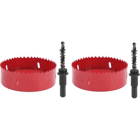 Bimetall-lochsägen-sets Für Aluminium, Pvc Und Blech, Löcher 95-165 Mm (120 Mm)