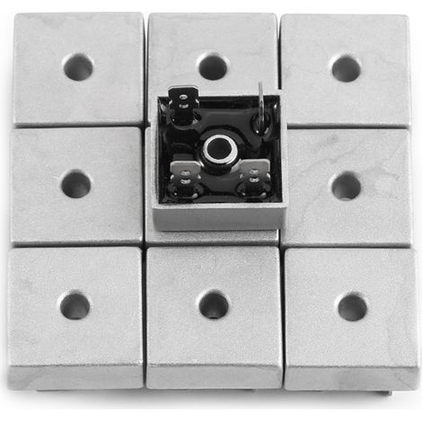 10 Stück Kbpc5010 Einphasen-brückengleichrichter 50a 1000v Hochleistungs-metallgehäuse