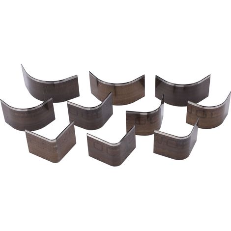 10-teiliges Lederlocher-set, Bogenform, Hochfester Kohlenstoffstahl, Tragbar, Verschleißfest