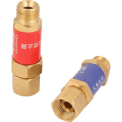 1 Paar Sauerstoff-acetylen-rückschlagventile Flammenabsperrventile Sicherheitsventile M161.5 Hf2