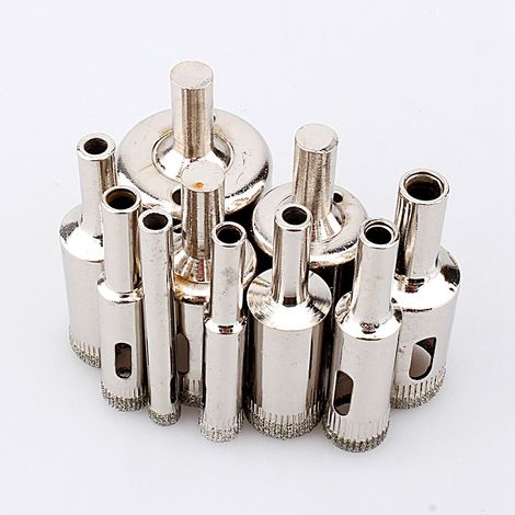 10-teiliges Diamantbohrer-set, 6–30 Mm Für Fliesen, Keramik, Glas Und Porzellan
