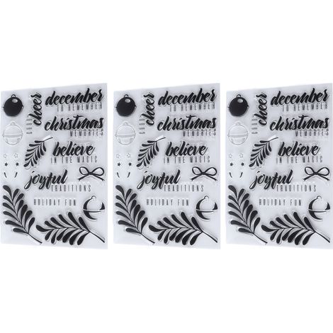 Transparente Stempel In Originellen Formen Für Diy-scrapbooking Und Kreative Projekte