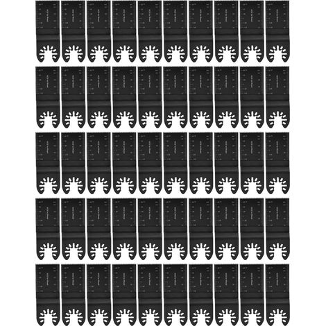 50 Universal-sägeblätter (34 Mm) Für Oszillierende Werkzeuge, Hochfester Kohlenstoffstahl