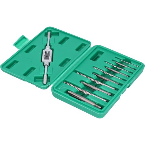 Set Mit 11 Kopflosen Schraubenausdrehern Für Holz, Ausdreher Für Abgebrochene Schrauben 3-18 Mm, Einfach Zu Bedienen
