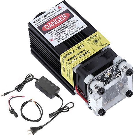 500-mw-blaulasermodul Für Diy-cnc-gravierer, 100–240-v-netzteil Mit Us-stecker
