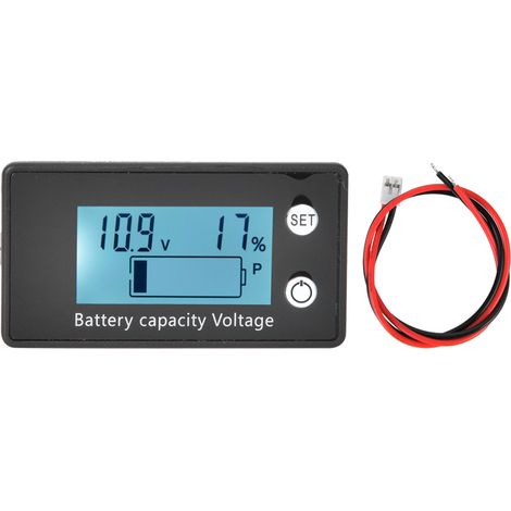 Tragbares Digitales Lcd-voltmeter Für Gleichstrom 10–100 V – Industrielles Spannungsmessgerät