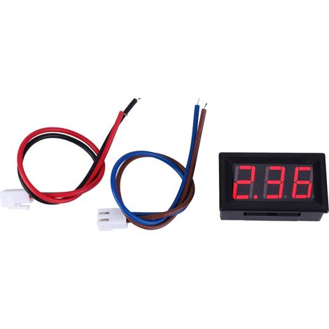 Digitale Dc-anzeige (0–10 A) Für Kabel, 0,56 Zoll Rotes Panel
