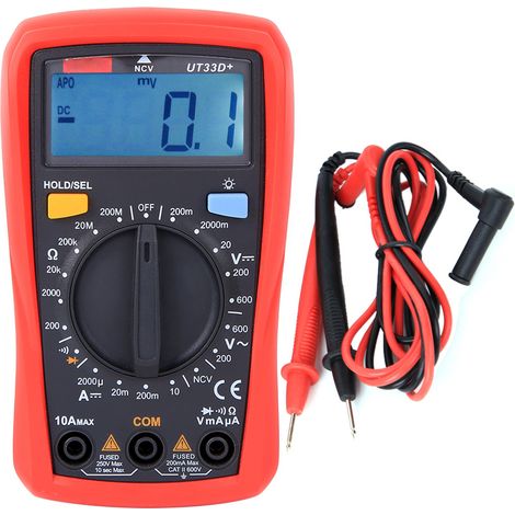 Ut33d Tragbares Digitalmultimeter Mit Großem Display Für Elektriker – Ac/dc-messung
