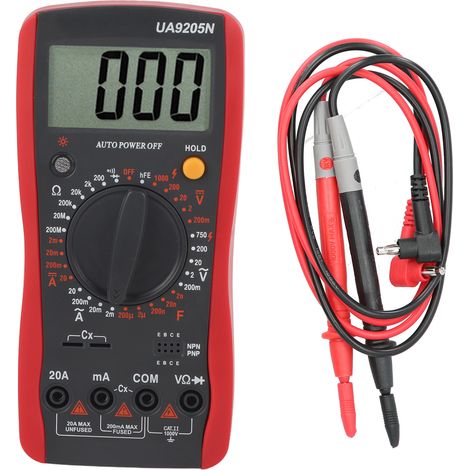 Ua9205n Lcd-digitalmultimeter Spannung Strom Kapazität Widerstand Ac/dc-tester