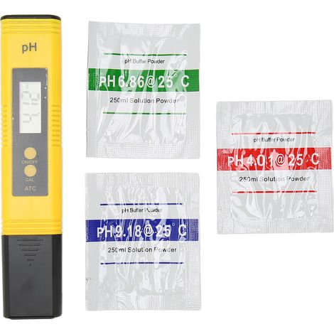 Digitaler Ph-tester Mit Hintergrundbeleuchtung, Horizontalem Display Und Automatischer Temperaturkompensation, Taschenformat Für Aquarien