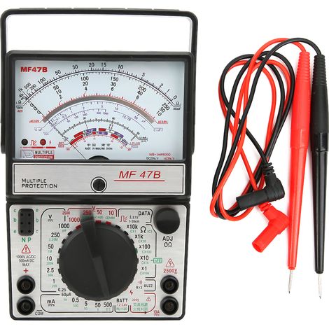 Mf47b Digitalmultimeter Mit Lcd-anzeige, Misst Wechsel- Und Gleichspannung, Stromstärke Und Widerstand