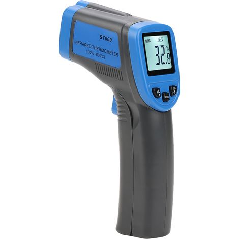 St600 Berührungsloses Infrarot-thermometer Mit Lcd-anzeige, Messbereich -32 Bis 600 °c, Ideal Für Den Privaten Und Professionellen Gebrauch.
