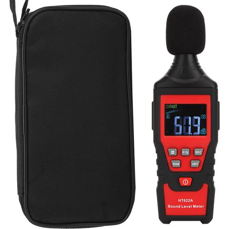 Ht622a Digitales Lcd-dezibelmessgerät 30db-130db, Professionelles Lärmmessgerät