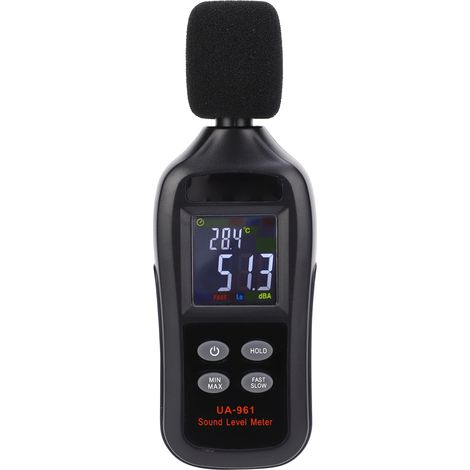 Tragbarer Lcd-lärmdetektor – Digitales Dezibelmessgerät 35–135 Db