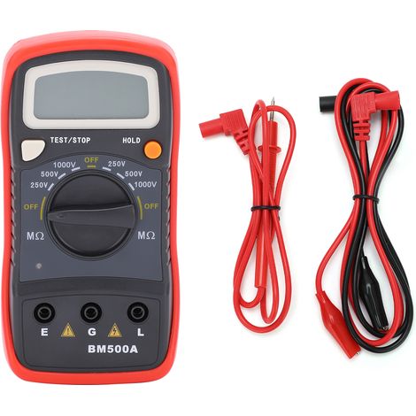 Bm500a 1000v Digitales Isolationswiderstandsmessgerät, Hochpräzises Megaohmmeter