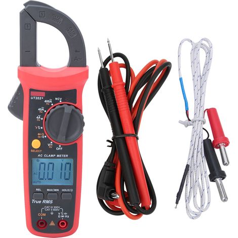 Ut202+ Tragbares True-rms-zangenmultimeter Mit Lcd-display Und Automatischer Bereichswahl