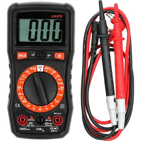 Ua970 Smart Digitalmultimeter – Tragbares Ac/dc-testgerät Mit Lcd-display Und Voltmeter