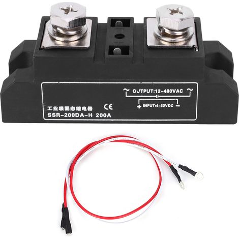 Hochleistungs-industrie-halbleiterrelais Ssr-200da H, Elektrisches Zubehör