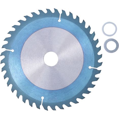 Blaues Kreissägeblatt Für Holz, 40-zahn-scheibe, 1"-bohrung, 7"-durchmesser