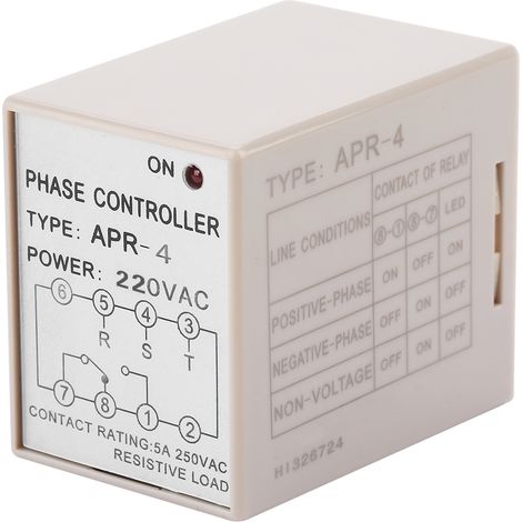 Apr-4 Phasenausfall- Und Verpolungsschutzrelais, Sequenzsteuerung, 10 A 220 V Ac