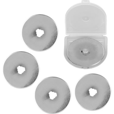 Rotationsschneidklingen 45 Mm Edelstahl Mit Längenmarkierung Für Stoffe, Ersatzteile
