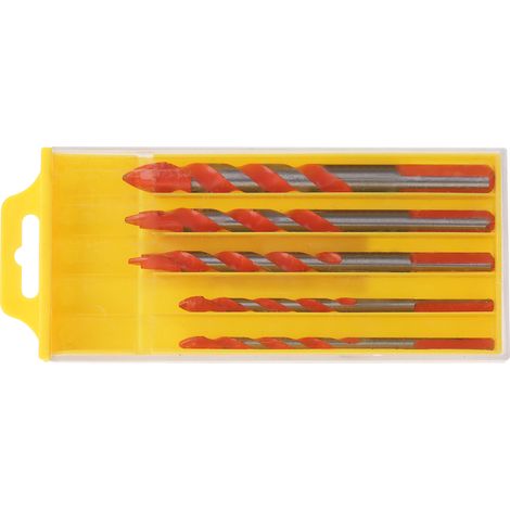 5-teiliges Mehrzweck-dreieckbohrer-set Aus Aluminiumlegierung Für 6-12 Mm