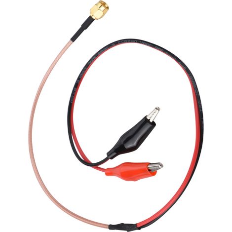 Rotes Und Schwarzes Hf-testkabel Mit Steckverbindern, 52 Cm Messdraht Für Diagnosezwecke
