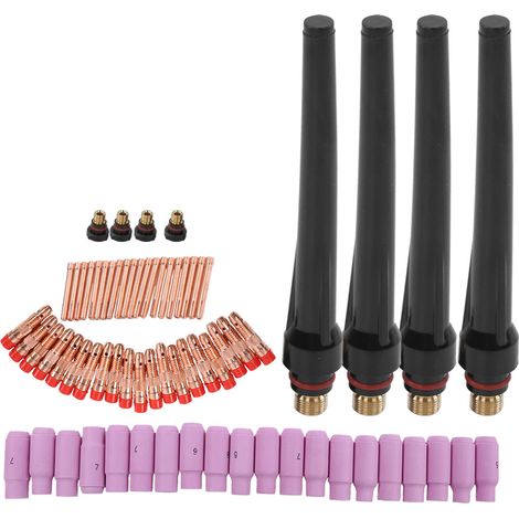 68-teiliges Wig-schweißbrenner-set Mit Gaslinse Und Düsen Für Wp-17/18/26