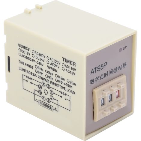 Ats5p Led-digital-zeitrelais – Flexible Zyklus-/verzögerungseinstellung – 380-v-wechselstrommodul