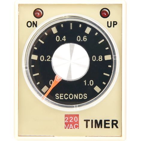 Ah3-3 Einschaltverzögerungs-timer, 220 V Ac 50/60 Hz Zeitverzögerungsrelais (einstellbar 1 S)