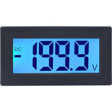 Yb5135db Digitales Dc-voltmeter Mit Lcd-anzeige, Spannungsmessung 0–200 V, Ac 100–240 V Netzteil
