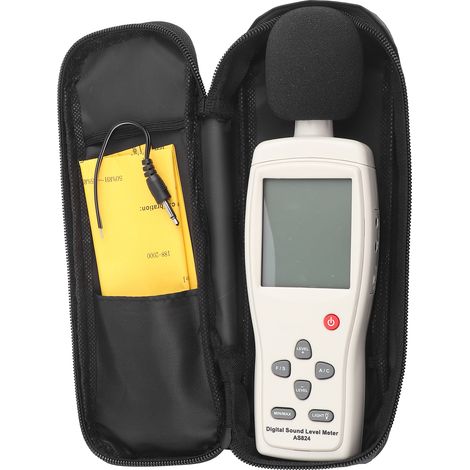 As824 Digitaler Geräuschdetektor – Schallpegelmessung Mit Lcd-anzeige