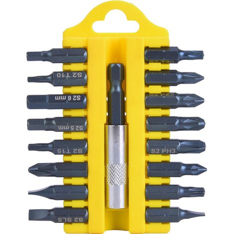 17-teiliges Multifunktionales Magnetisches Elektrisches Schraubendreher-bit-set, Kombinationsbits Für Kreuzschlitz Und Schlitz