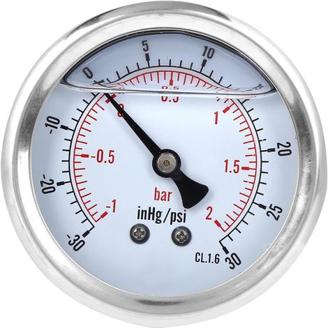 Pggz60z4-2bar 1/4bsp Axiales Öldruckmessgerät Für Die Bergbauindustrie, Zur Messung Von Vakuum Und Druck