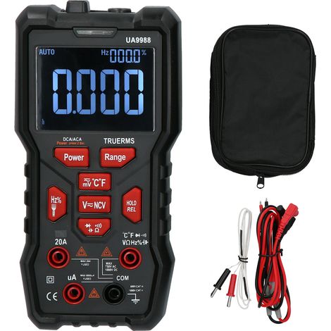 Ua9988 Digitalmultimeter – Misst Wechsel- Und Gleichspannung, Stromstärke, Kapazität Und Widerstand