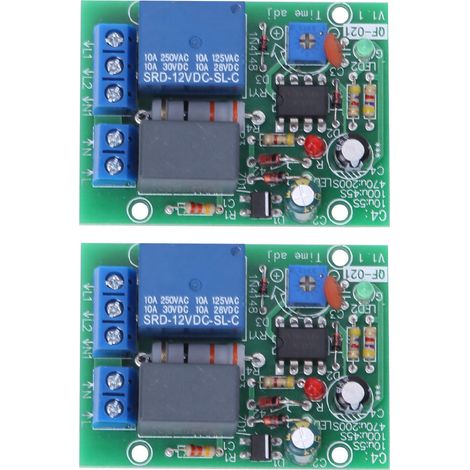 Stück Zeitverzögerungsmodule Für Monostabile Schaltungen, Industrielle Steuerrelais 100–240 V Ac