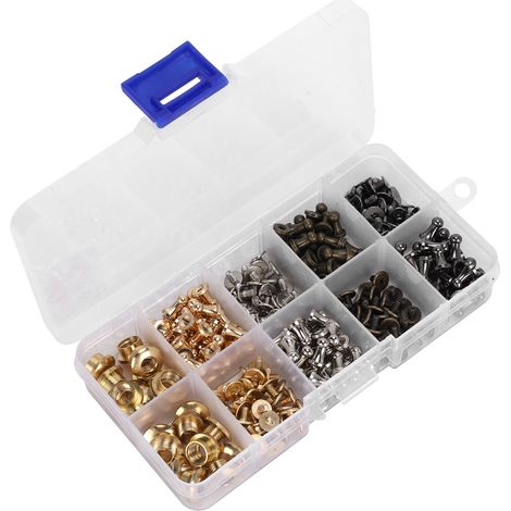 Nietenset Mit Laschen Für Schnuller, Diy-lederdekoration Für Kleidung, Taschen Und Gürtel