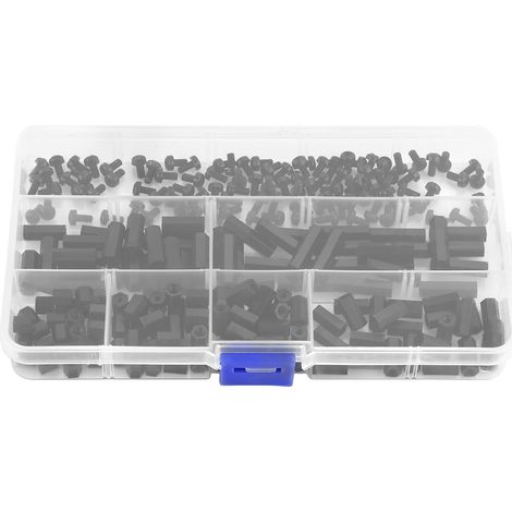Set Mit 250 M3-innengewinde-nylon-abstandshaltern, Sortiment An Sechskant-zylindern (m3 B-innengewinde-abstandshalter)