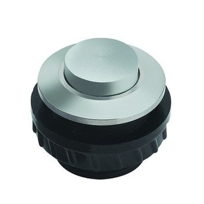 Grothe Klingeltaster rund 11,5mm Knopf alu, Hülse alu PROTACT 410 AL