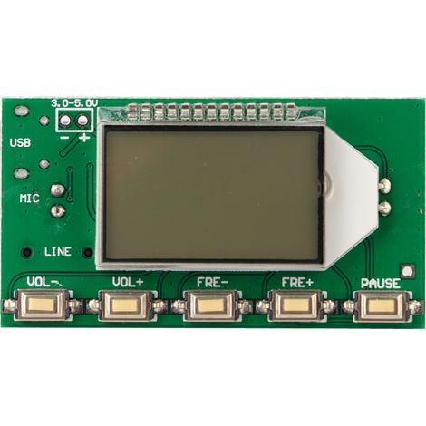 Digitales Fm-sendermodul (87–108 Mhz) Für Drahtlose Mikrofone (dsp/pll-stereo)