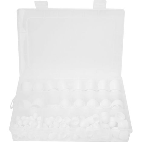 145-teiliges Pe-hutmuttern-set M4 M5 M6 M8 M10 M12, Sechskantmuttern Mit Kappe, Befestigungsmaterial