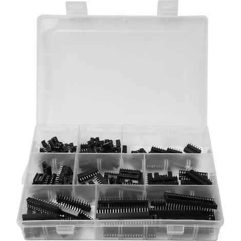 122 Stück Ic-steckverbinder 2,54 Mm Dip-adapter 8 14 16 18 24 28 40 Pins Elektronische Bauteile