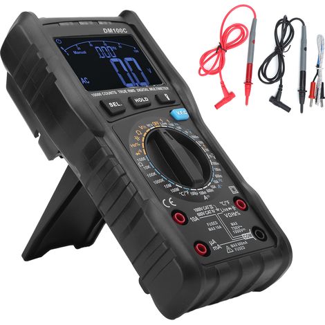 Dm100c Hochpräzises Digitalmultimeter Für Elektriker, 10 A/1000 V, Spannungs- Und Durchgangsprüfer